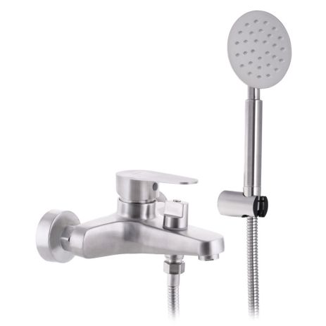 Змішувач для ванни з нержавійки ZERIX ASA-009 EURO Змішувач для ванни з нержавійки ZERIX ASA-009 EURO