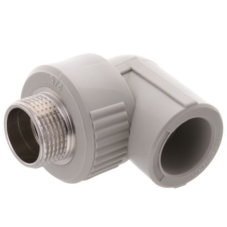 КРН 25х3/4 коліно з зовнішньою різьбою поліпропілен PPR EUROPRODUCT