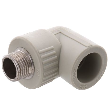 КРН 25х1/2 коліно з зовнішньою різьбою поліпропілен PPR EUROPRODUCT