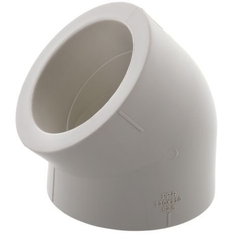 Кут під пайку 110/45 коліно поліпропілен PPR