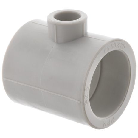 Перехідний трійник 50х20х50 поліпропілен PPR KOER