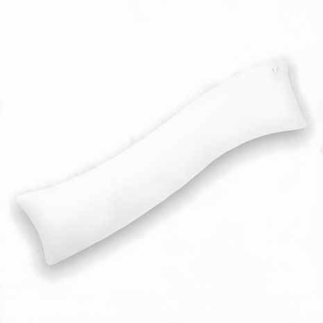 Наволочка для подушки S-form IDEIA 40х130 см с молнией белая сатин (08-13230*013)