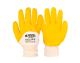 Бавовняні рукавички з латексним покриттям ¾ 10.5" жовті MASTERTOOL 83-0601