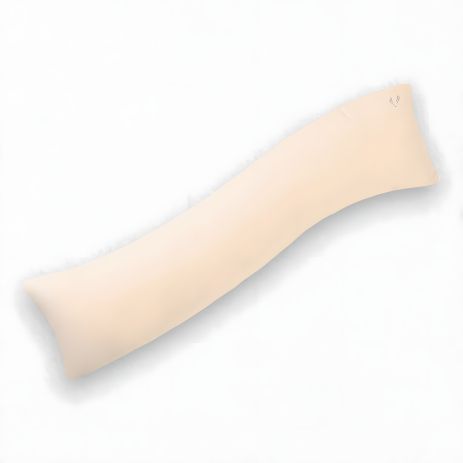 Наволочка для подушки S-form IDEIA з блискавкою сатин бежевого кольору розміром 40х130 см (08-13230*001)