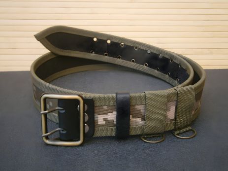 Польовий офіцерський ремінь Combat Cordura піксель 105 см