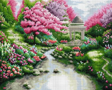 Мозаика алмазная Пейзаж с альтанкой 40х50 см ColorArt SP085 Мозаика алмазная Пейзаж с альтанкой 40х50 см ColorArt SP085