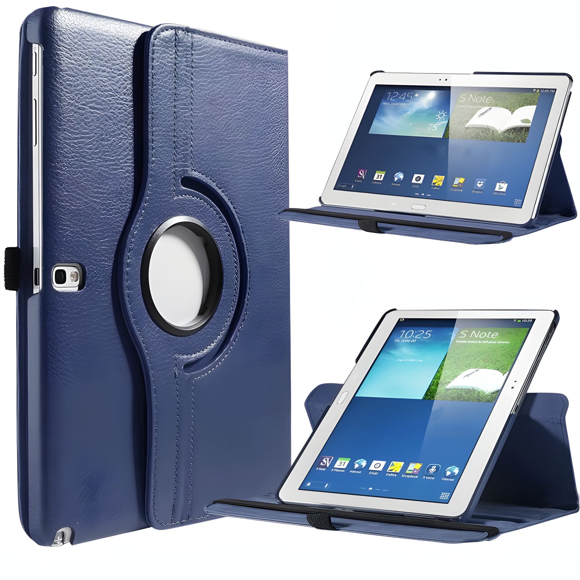 Чохол поворотний на 360° для Samsung Galaxy Note 10.1 P600 P6050, синій Чохол поворотний на 360° для Samsung Galaxy Note 10.1 P600 P6050, синій