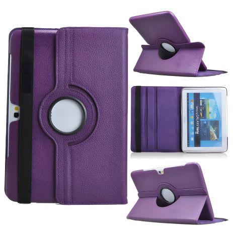 Фіолетовий чохол Samsung Galaxy Note 10.1 N8000 з поворотом на 360