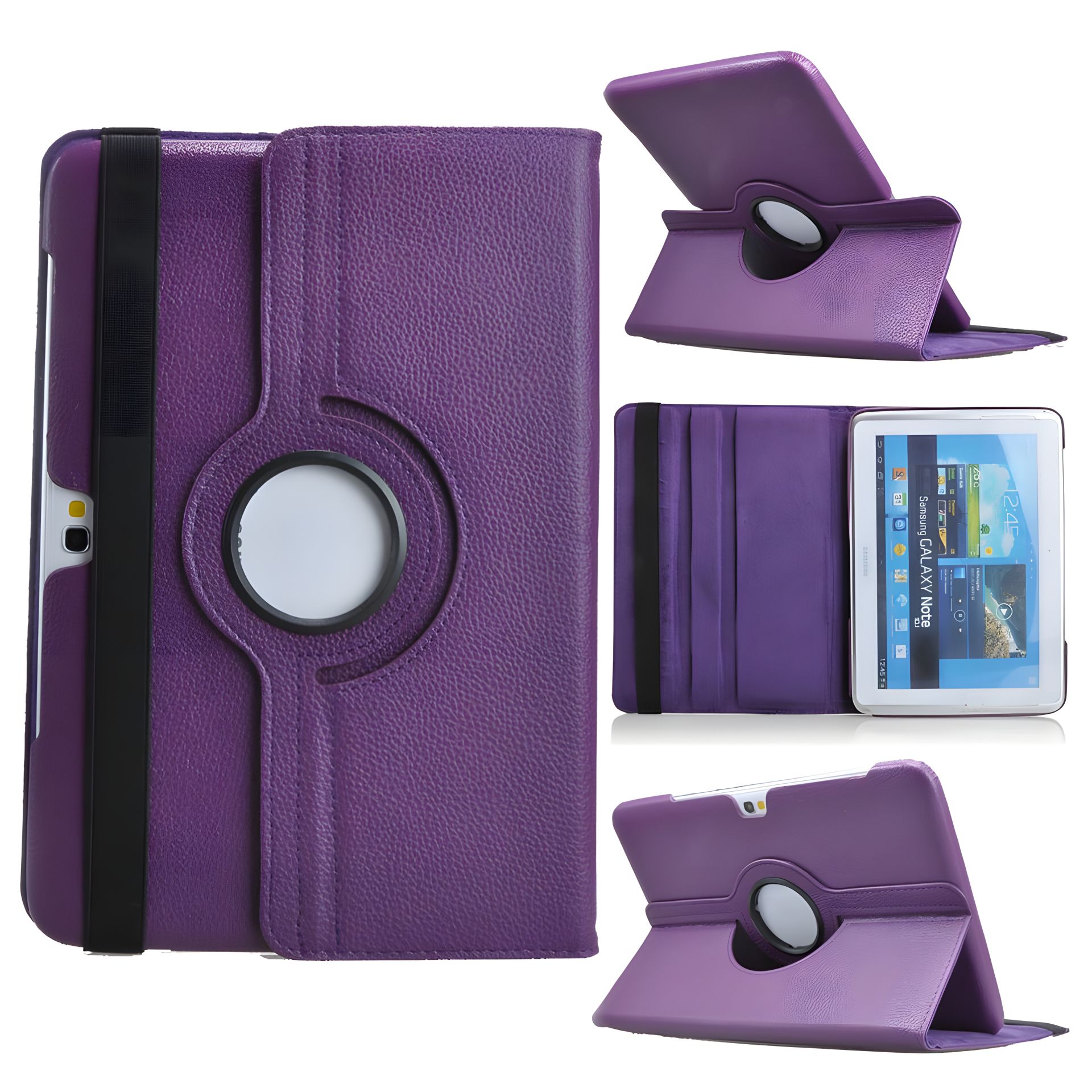 Фіолетовий чохол Samsung Galaxy Note 10.1 N8000 з поворотом на 360 Фіолетовий чохол Samsung Galaxy Note 10.1 N8000 з поворотом на 360