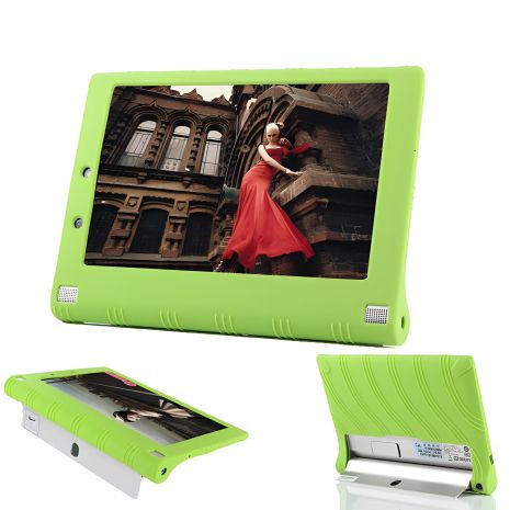 Чохол SoftGel Kids дитячий Lenovo Yoga Tablet 2 1050L Зелений