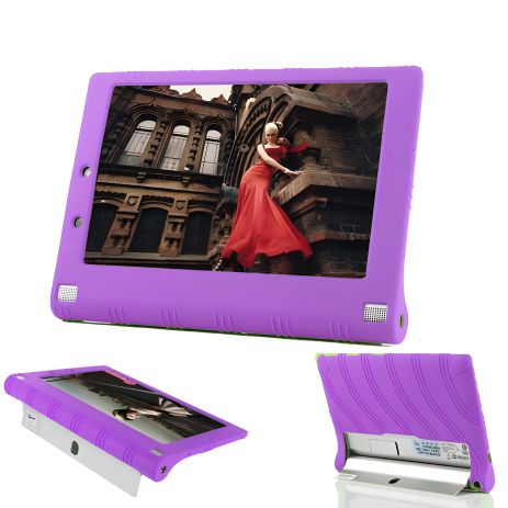 Детский чехол SoftGel для Lenovo Yoga Tablet 2 1050L, Фиолетовый Детский чехол SoftGel для Lenovo Yoga Tablet 2 1050L, Фиолетовый