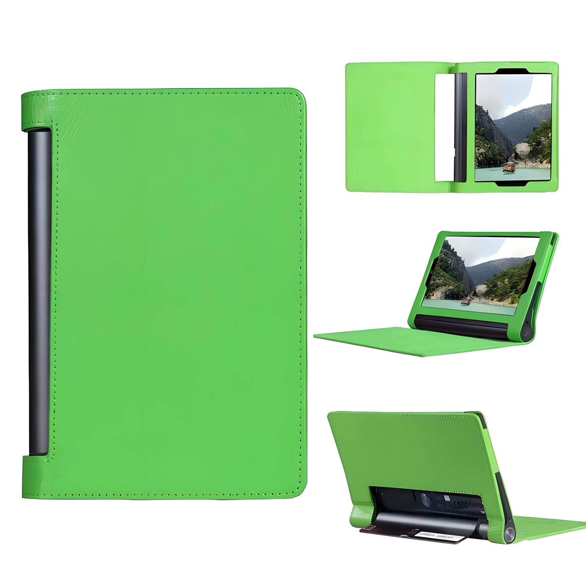 Защитный чехол-книжка для Lenovo Yoga Tab 3 Plus 10 YT-X703f - Зеленый Защитный чехол-книжка для Lenovo Yoga Tab 3 Plus 10 YT-X703f - Зеленый