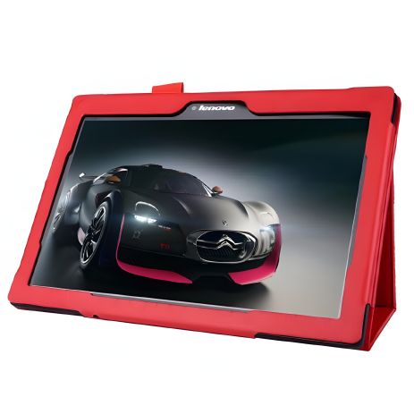 Чехол-книжка для Lenovo tab 3 10 business X70, красный Чехол-книжка для Lenovo tab 3 10 business X70, красный