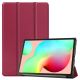 Чохол Samsung Galaxy Tab S6 lite 10.4 P610 P615 3fold DarkRed