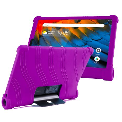 Детский чехол SoftGel Kids для Lenovo Yoga Smart Tab YT-X705 Фиолетовый