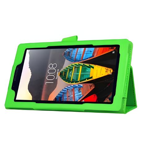 Чехол-книжка для Lenovo Tab 3-730X зеленый