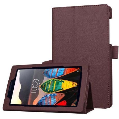 Чохол книжка-Case Lenovo Tab 3-730X Коричневий