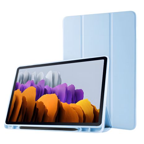 Чохол SlimTPU S-Pen holder Samsung Galaxy Tab S10 FE 10.9/S9/S9 FE 11" Голубий