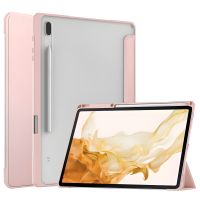 Чохол Crystal SlimTPU з тримачем для S-Pen для Samsung Galaxy Tab S7/S8 11 Світло-рожевий