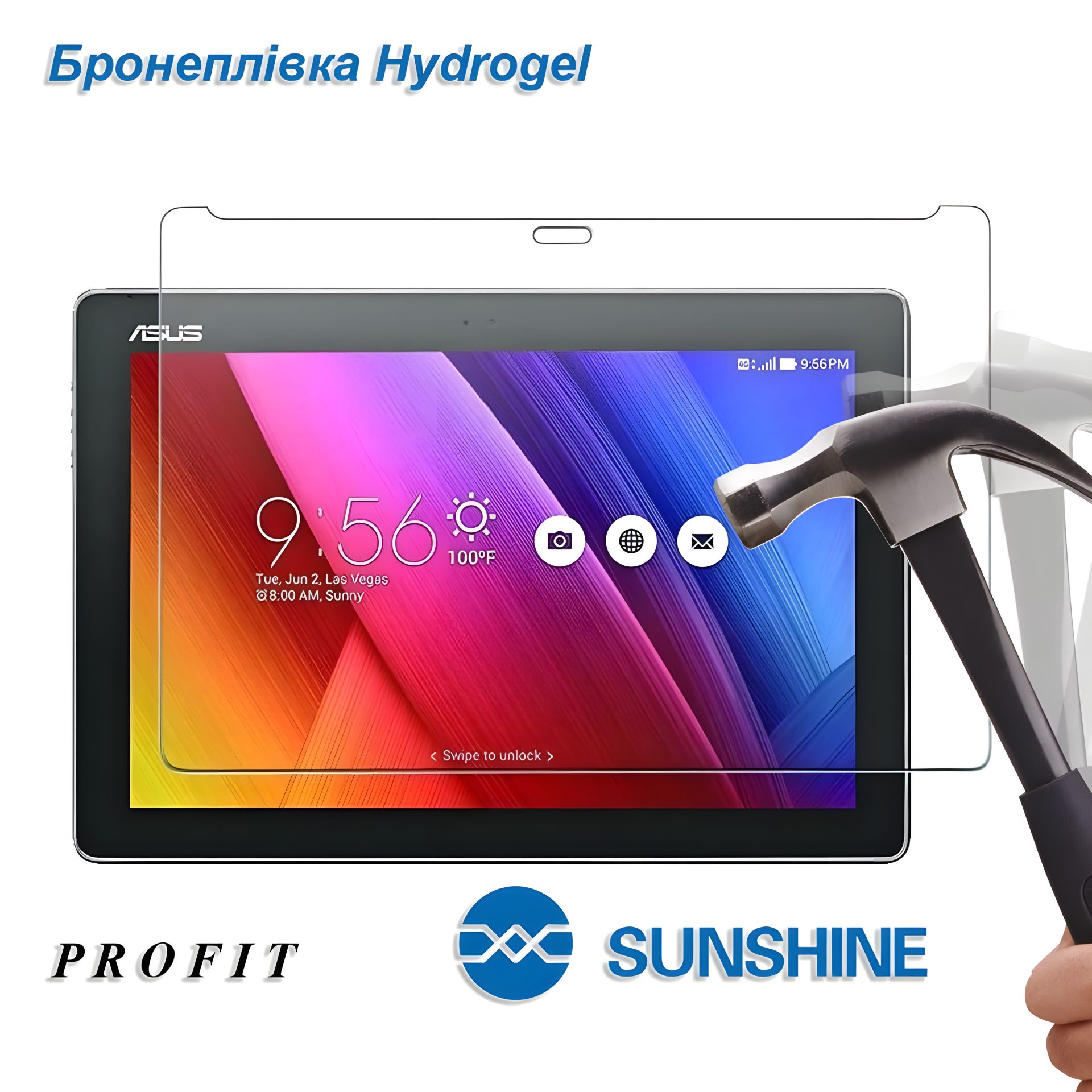 Бронеплівка гідрогелева Asus Zenpad 10.1 Z300 Z301 Бронеплівка гідрогелева Asus Zenpad 10.1 Z300 Z301