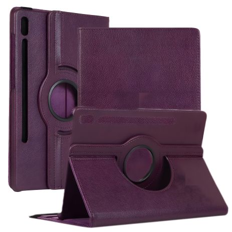 Поворотный чехол на 360 градусов для Samsung Galaxy Tab S6 10.5 T865 T860, фиолетовый Поворотный чехол на 360 градусов для Samsung Galaxy Tab S6 10.5 T865 T860, фиолетовый