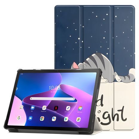 Чохол Lenovo Tab M10 HD TB-X306 2Gen HardPrinted з малюнком Sleepy Cat