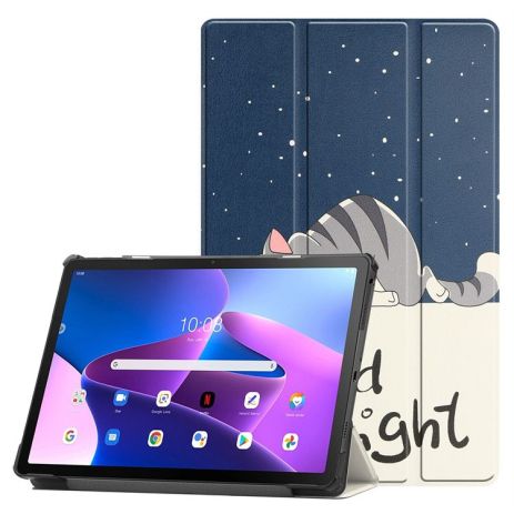 Чохол Lenovo Tab M10 Plus 3gen TB-125 TB-128 HardPrinted з малюнком Сплячий Кіт