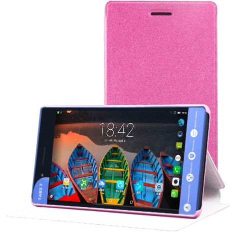 Чехол Fashion lenovo tab 3-730m HotPink