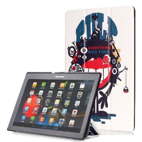 Lenovo Tab 3 10.1 X70 Smart -Print Biglips Case