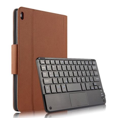 Чехол Lenovo Tab 4 10 Plus X704 + Bluetooth Keyboard Brown