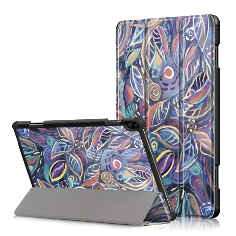 Чохол HardPrinted з малюнком для Lenovo Tab P10 TB-X705, BlueLeaves
