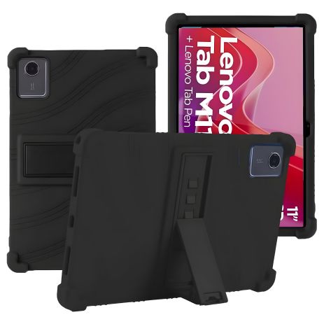Детский чехол SoftGel для Xiaoxin Pad 2024 / Tab M11 TB330FU TB331FU Черный Детский чехол SoftGel для Xiaoxin Pad 2024 / Tab M11 TB330FU TB331FU Черный
