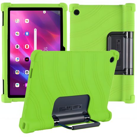 Детский чехол SoftGel Kids для Lenovo Yoga Tab 11 YT J706 зеленый
