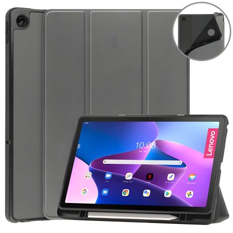 Чохол SlimTPU Active Pen holder Lenovo M10 Plus 3 gen 10.6 Tb128 Tb125 Сірий