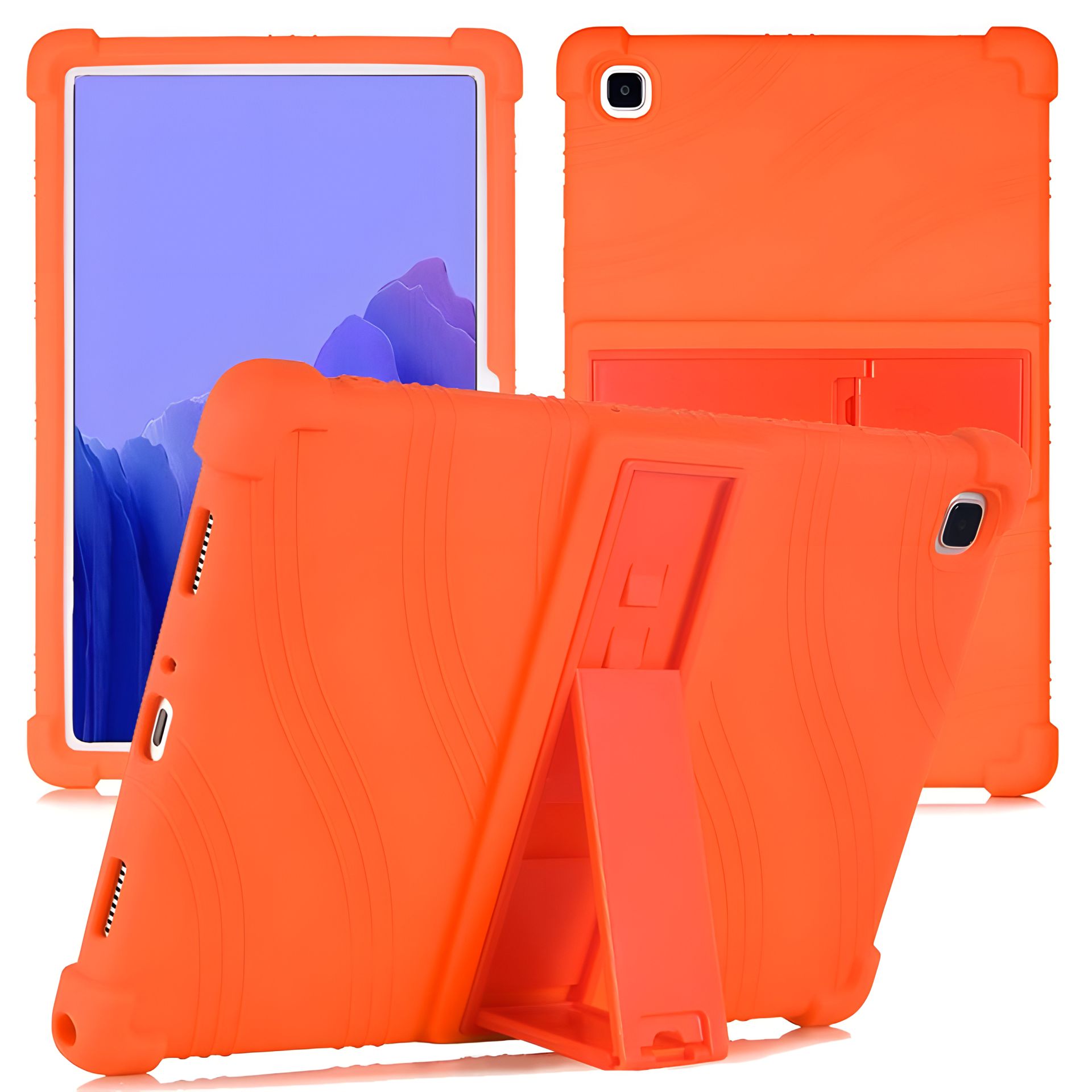 Чехол SoftGel Kids для Samsung Galaxy Tab A7 10.4 См T505 T500, помаранчевый Чехол SoftGel Kids для Samsung Galaxy Tab A7 10.4 См T505 T500, помаранчевый