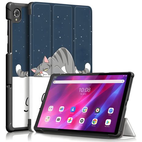 Чехол с рисунком для Lenovo Tab K10 / M10 Plus FHD TB-X6C6 "Спящий Кот"