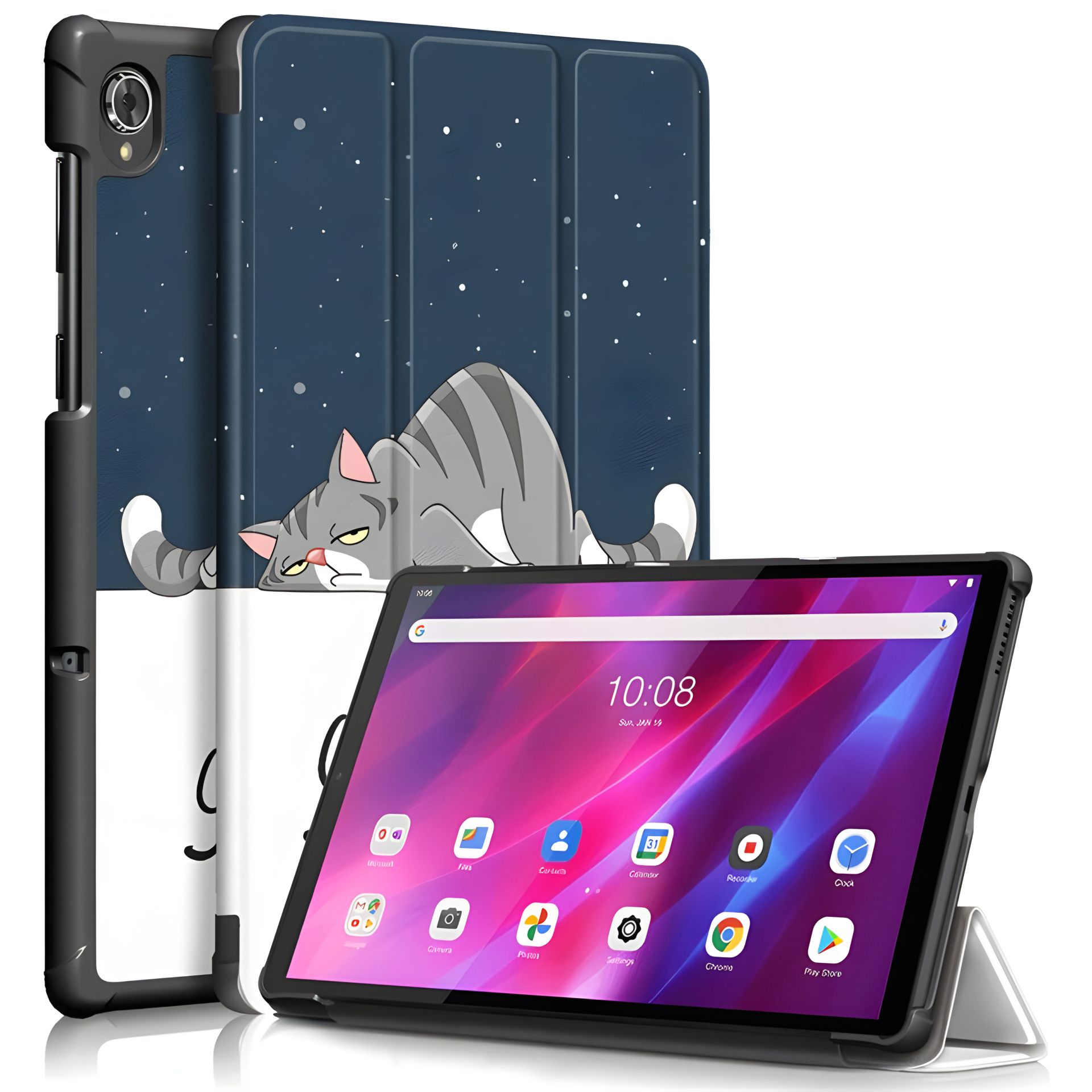 Чохол HardPrinted з малюнком Сплячий Кіт для Lenovo Tab K10/M10 Plus FHD TB-X6c6 Чохол HardPrinted з малюнком Сплячий Кіт для Lenovo Tab K10/M10 Plus FHD TB-X6c6