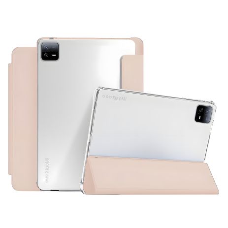 Чехол TPUCristal Active Pen holder для Xiaomi Mi Pad 6/6 Pro Светло-розовый Чехол TPUCristal Active Pen holder для Xiaomi Mi Pad 6/6 Pro Светло-розовый