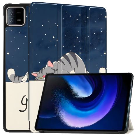 HardPrinted чохол з малюнком для Xiaomi Pad 6 11 2023 Сплячий Кіт HardPrinted чохол з малюнком для Xiaomi Pad 6 11 2023 Сплячий Кіт