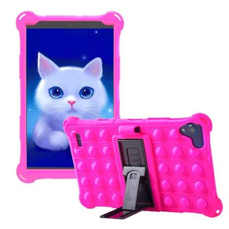 Чехол Silicon Popit Samsung Tab A 8.0 T295 T290 Hotpink