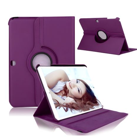 Galaxy Tab 4 10.1 T530 чохол з поворотом 360, фіолетовий Galaxy Tab 4 10.1 T530 чохол з поворотом 360, фіолетовий