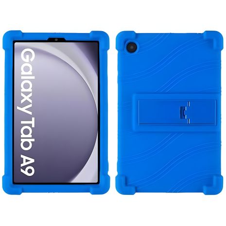 Детский защитный чехол SoftGel для Samsung Galaxy Tab A9 X110 X115 Синего цвета