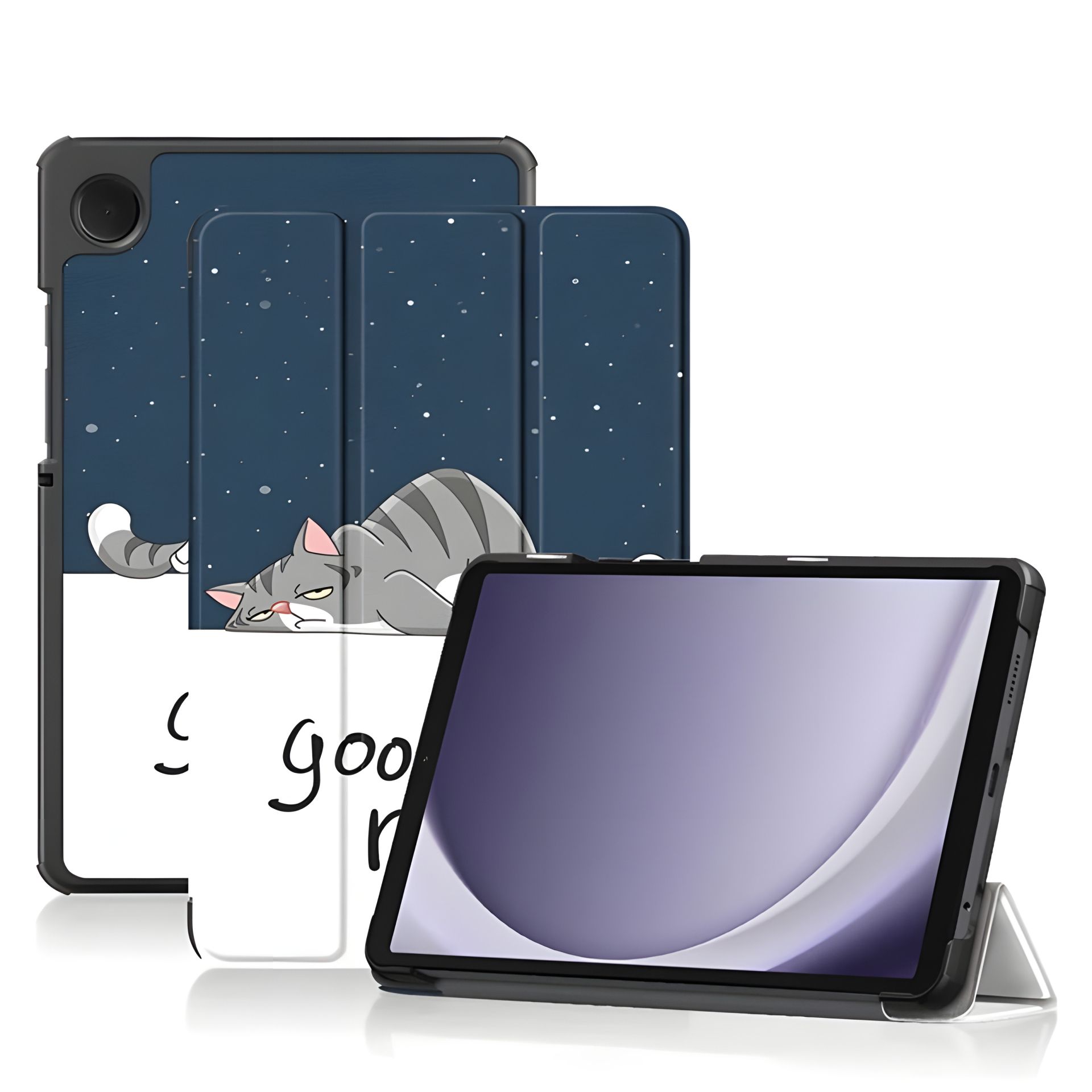 Захисний чохол HardPrinted для Samsung Galaxy Tab A9 8.7 SM-X110 SM-X115 з малюнком "Сплячий Кіт" Захисний чохол HardPrinted для Samsung Galaxy Tab A9 8.7 SM-X110 SM-X115 з малюнком "Сплячий Кіт"