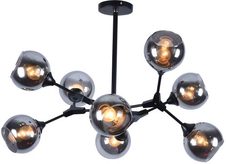 Люстра с декоративными элементами V XA1137/8 BK+CR на 8 плафонов Люстра с декоративными элементами V XA1137/8 BK+CR на 8 плафонов