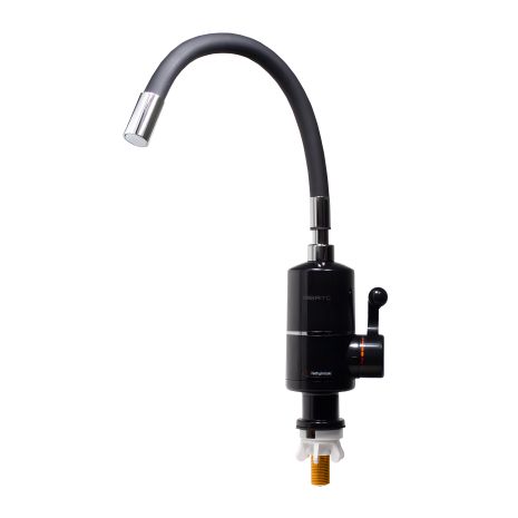 Водонагрівач проточний з гнучким виливом Britc HY30-05PXW чорний Водонагрівач проточний з гнучким виливом Britc HY30-05PXW чорний