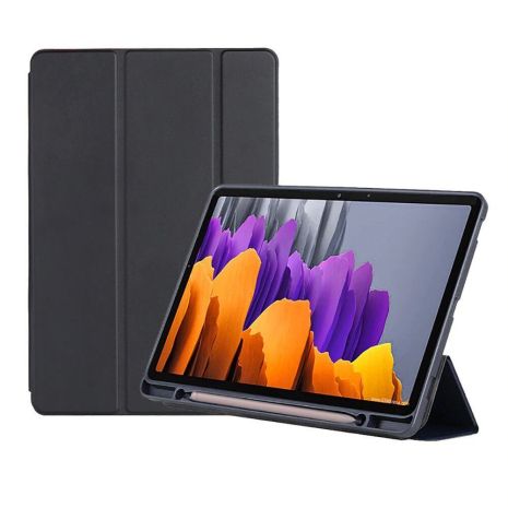 Чехол-книжка Book Cover (stylus slot) для Samsung Galaxy Tab S7 FE 12.4" / S7+ / S8 Plus Black