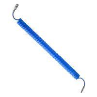 Спиральный полиуретановый шланг, 5,5×8 мм, 15 м, с быстроразъемными соединениями INTERTOOL PT-1708