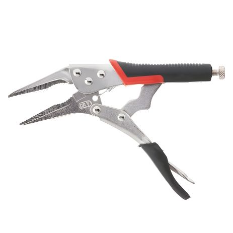 Кліщі універсальні затискні подовжені, 230 мм, Cr-V INTERTOOL UT-5204 Кліщі універсальні затискні подовжені, 230 мм, Cr-V INTERTOOL UT-5204