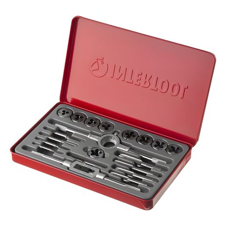 Набор из 20 метчиков и плашек, M3-M12 INTERTOOL SD-8021 Набор из 20 метчиков и плашек, M3-M12 INTERTOOL SD-8021