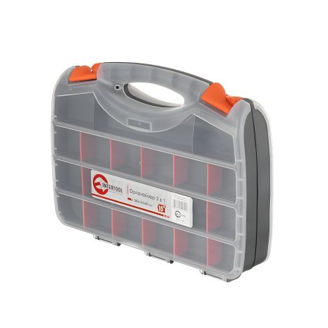 Органайзер 15", 2 в 1, 380*290*80мм INTERTOOL BX-4005